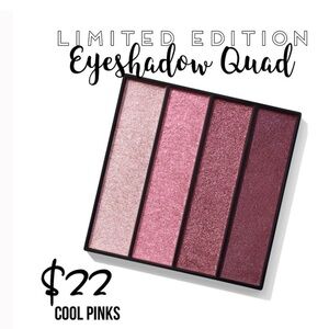 Limited Edition Eyeshadow Quad - Cool Pinks NIB